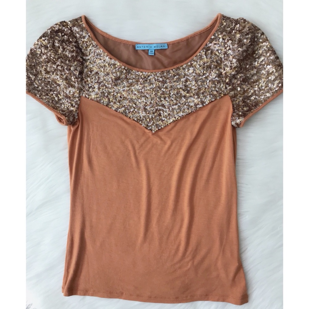 Antonio Melani Sequin Blouse